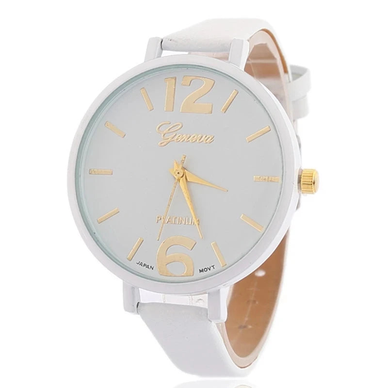 Luxury Women Quartz Watch with Silica Gel Strap. - BLAKESTORE-NG
