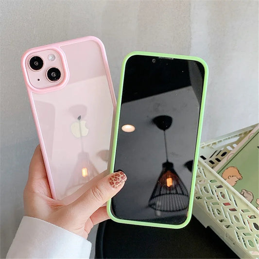 Candy Shockproof Silicone Bumper Iphone case.
