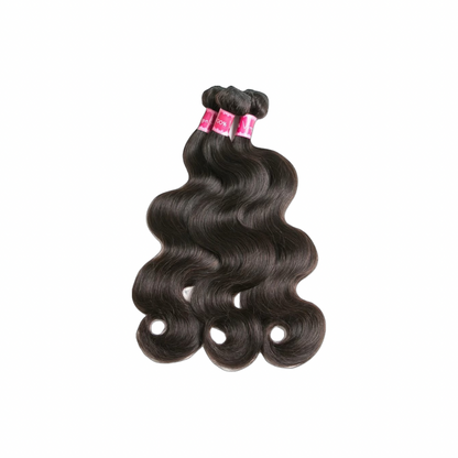 Natural /Jet Black Body Wave Human Hair bundles.
