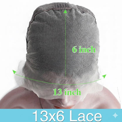 Swiss Lace 36” Chocolate Brown HD Bone Straight Wig