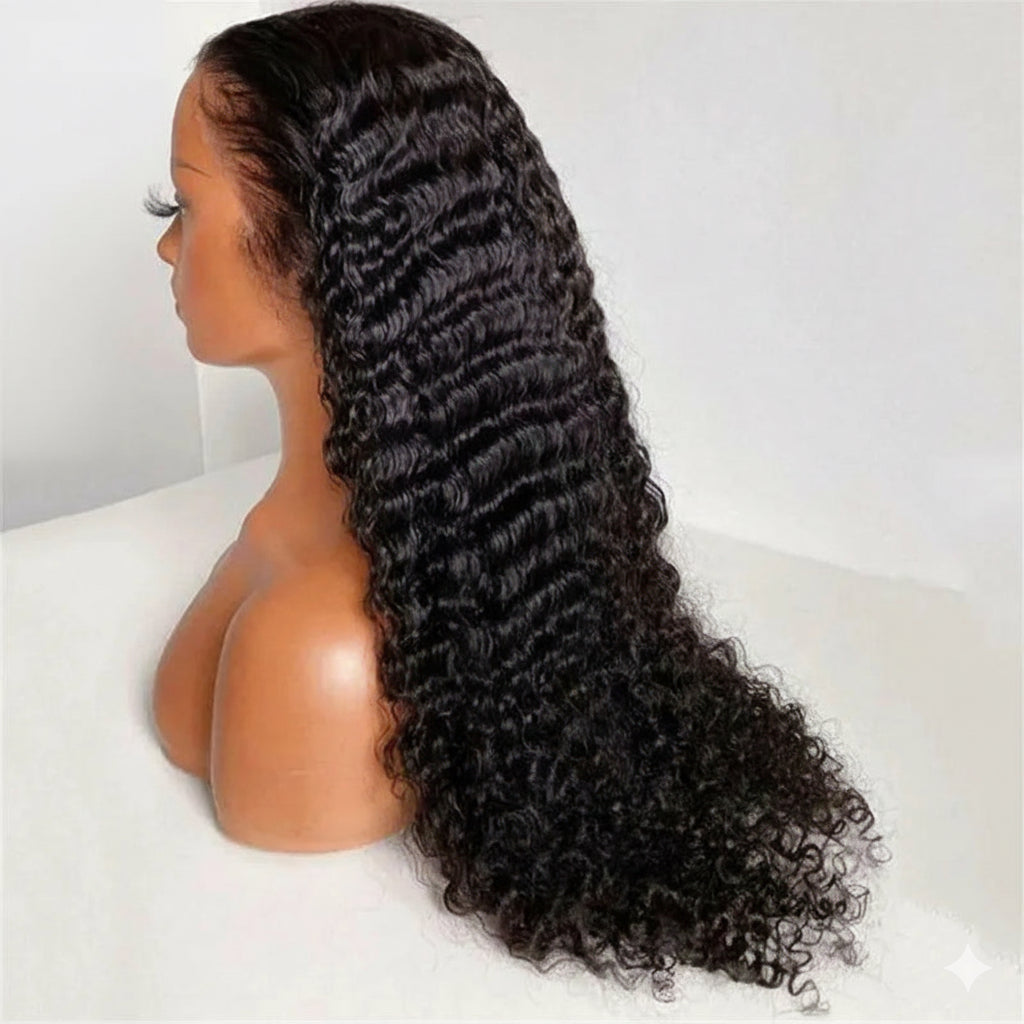 Deep Curly HD Lace Front Wig (Vietnamese) – 30–36”