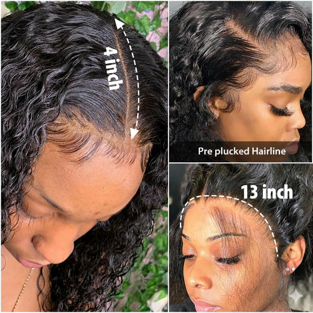 Deep Curly HD Lace Front Wig (Vietnamese) – 30–36”