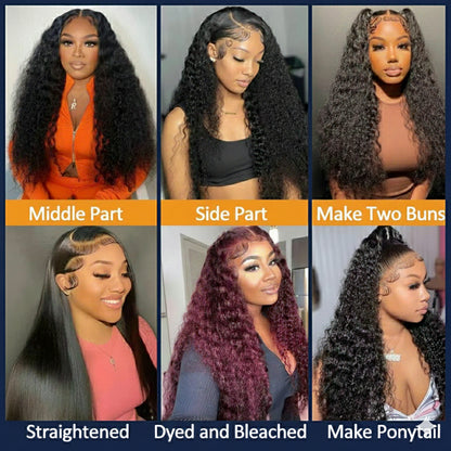 Deep Curly HD Lace Front Wig (Vietnamese) – 30–36”