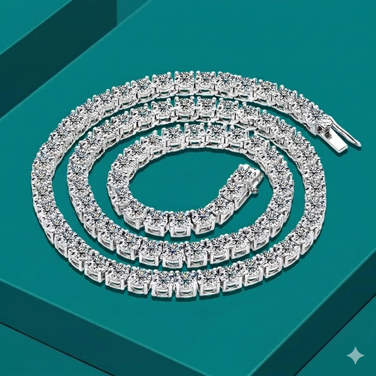 Moissanite Tennis Necklace
