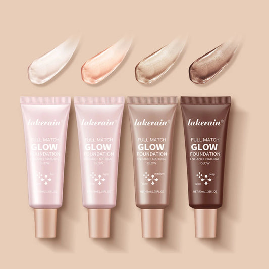 Radiant Glow Moisturizing Foundation - 4 Shades, All-Day Hydration - BLAKESTORE-NG