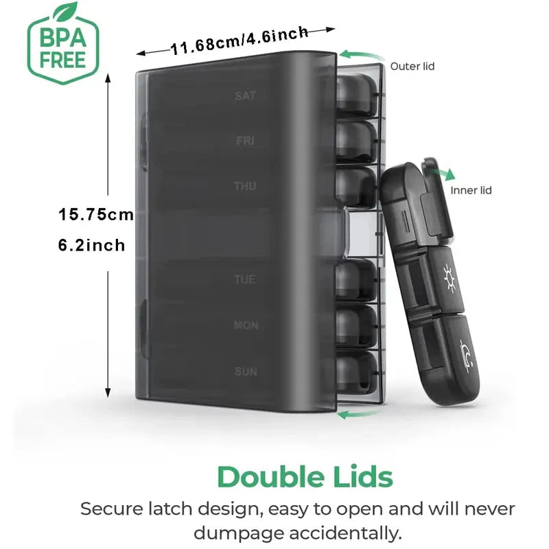 7 Days Pill Medicine Organizer - BLAKESTORE-NG