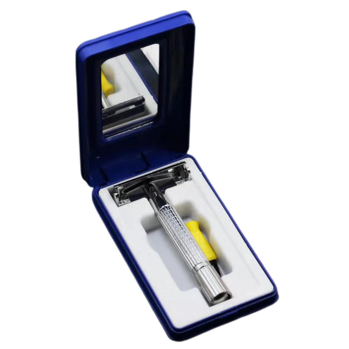Men Shaving Razor with Blade.