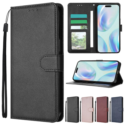 Wallet With Card Slot Photo Frame Stand Magnetic Flip Leather Case For iPhone.
