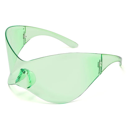 Cycling Oversized Punk Rimless Goggle.