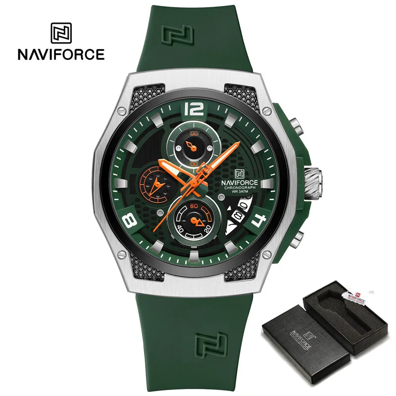 High Quality Luxury Original Men Watch with Silicone Strap. - BLAKESTORE-NG