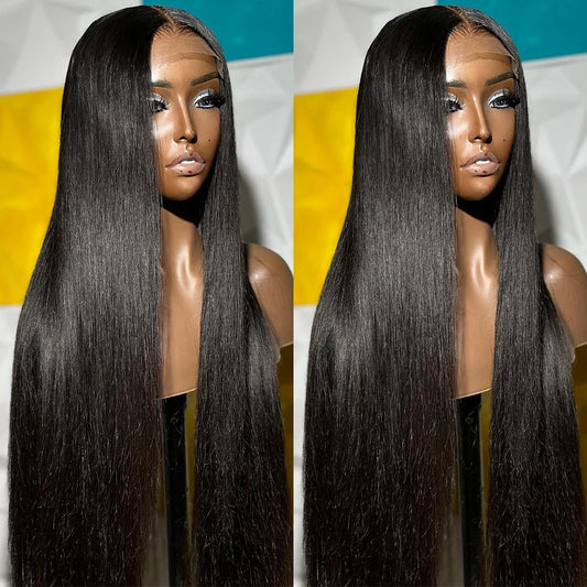 Bone Straight 13x4 Transparent HD 180 Density Brazilian Hair. - BLAKESTORE-NG
