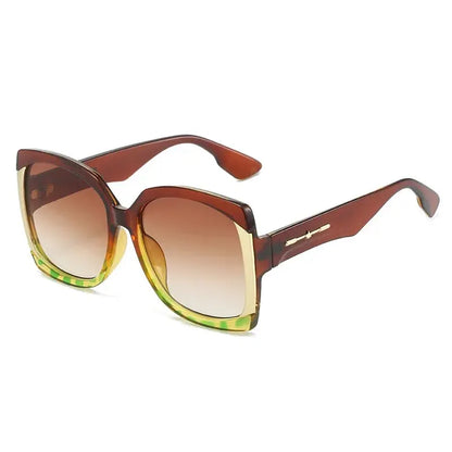 European and American Big square Frame Luxury Sunglasses.