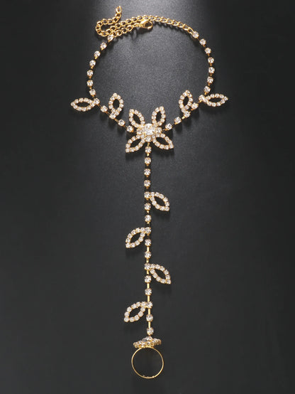Rhinestone Anklet Jewelry for Women.