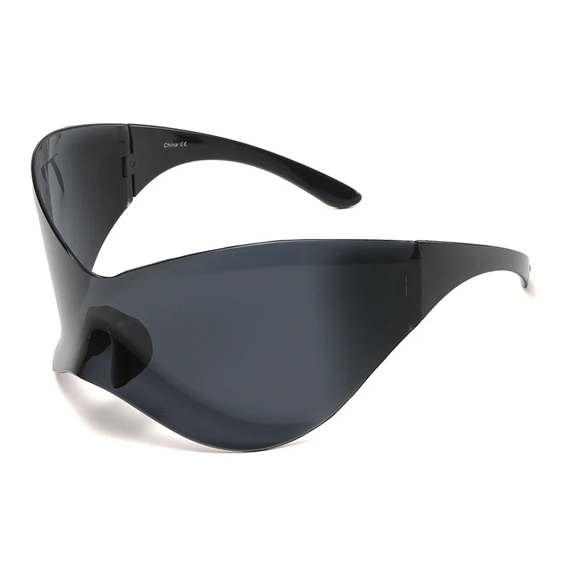 Cycling Oversized Punk Rimless Goggle.