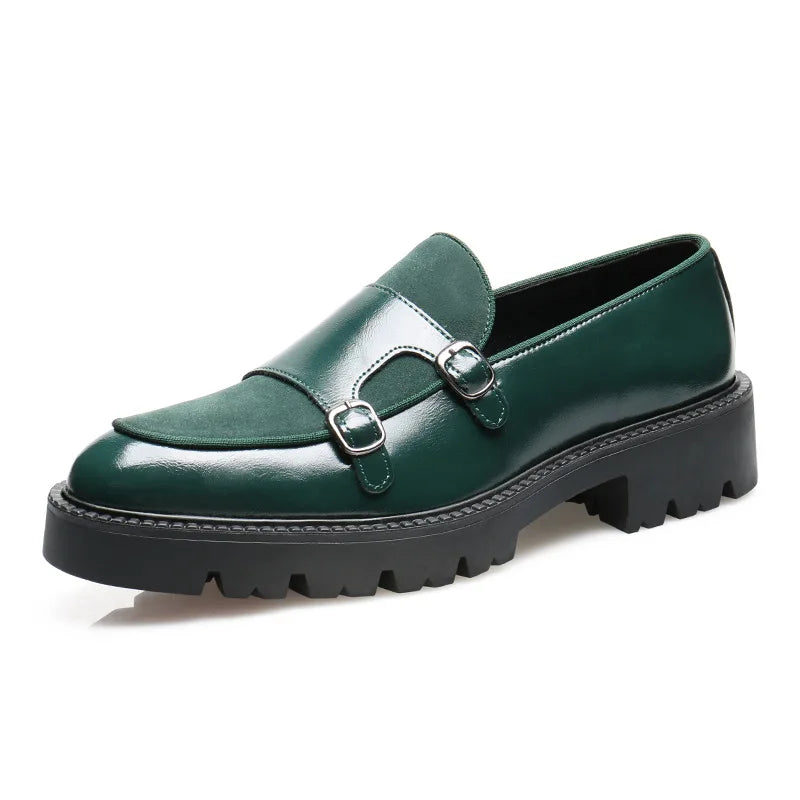 Men's Casual Leather Shoes. British Style Loafers.