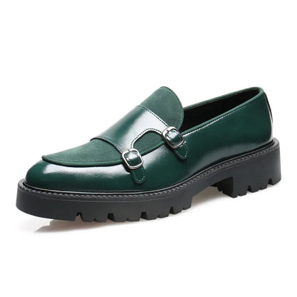 Men's Casual Leather Shoes. British Style Loafers.