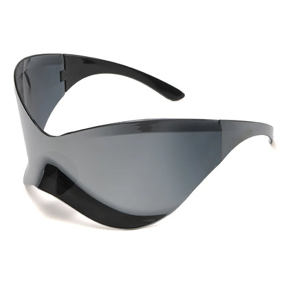 Cycling Oversized Punk Rimless Goggle.