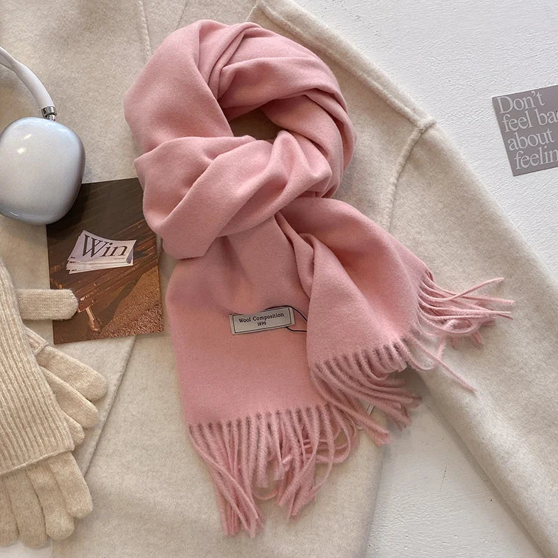 Winter Wool Scarf For Women