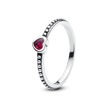 Love heart 925 Sterling Silver Rings For Women - BLAKESTORE-NG