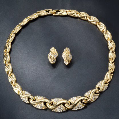 4 Pcs Jewelry Design Set. High Quality 18K Gold Plated. - BLAKESTORE-NG
