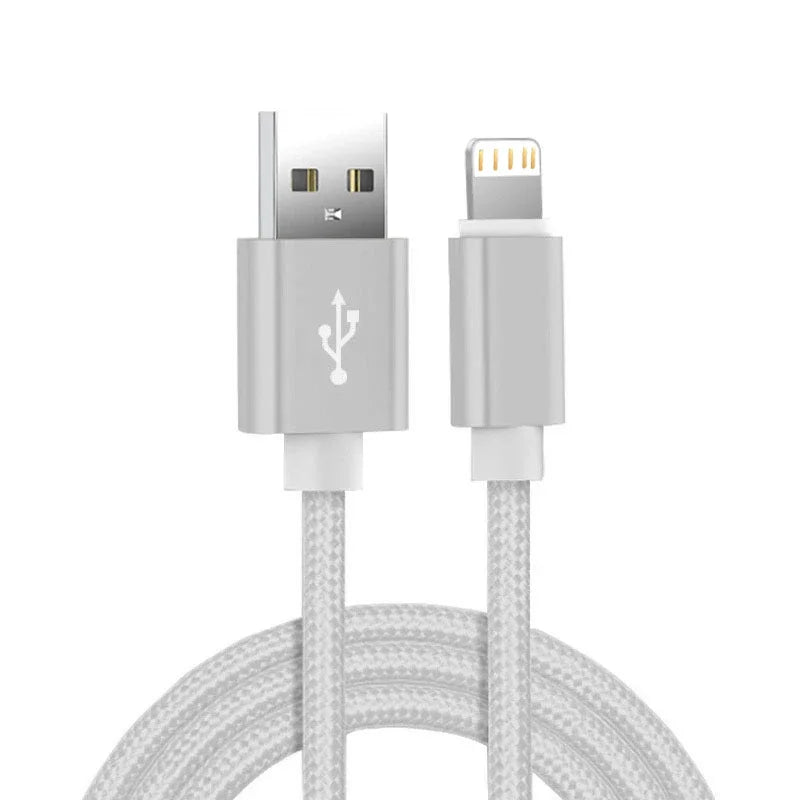 Metal Braided USB IPhone Charger Cable for iPhone.