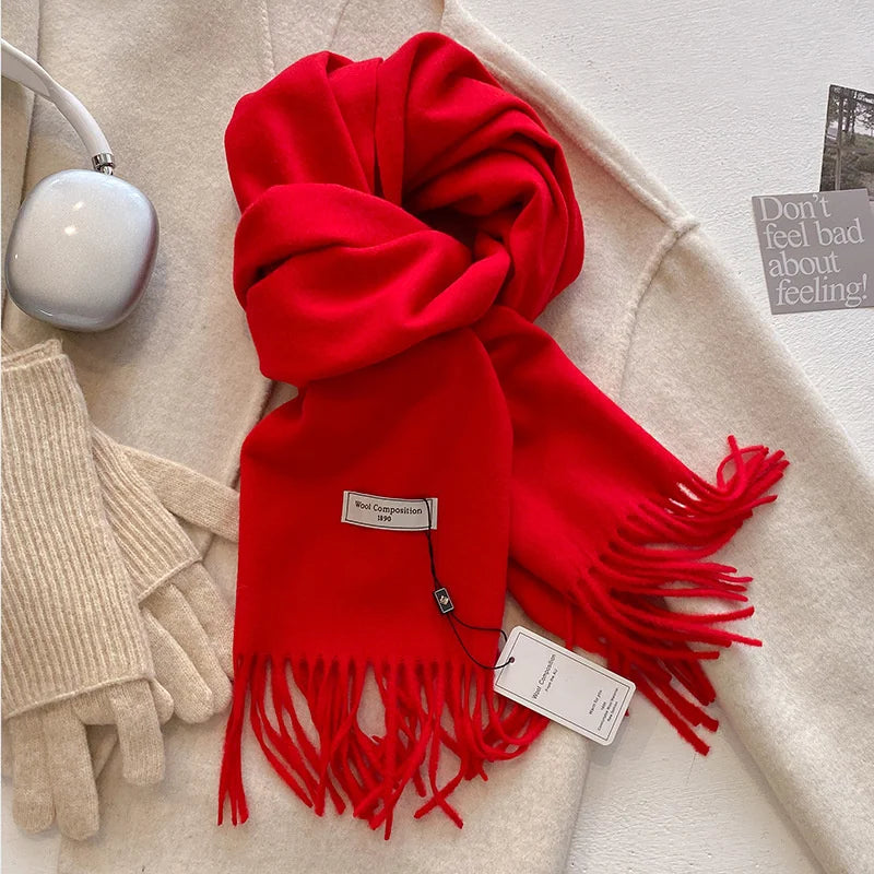 Winter Wool Scarf For Women