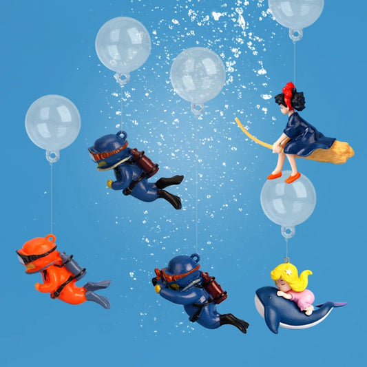 Cartoon Fish Tanks Decor.