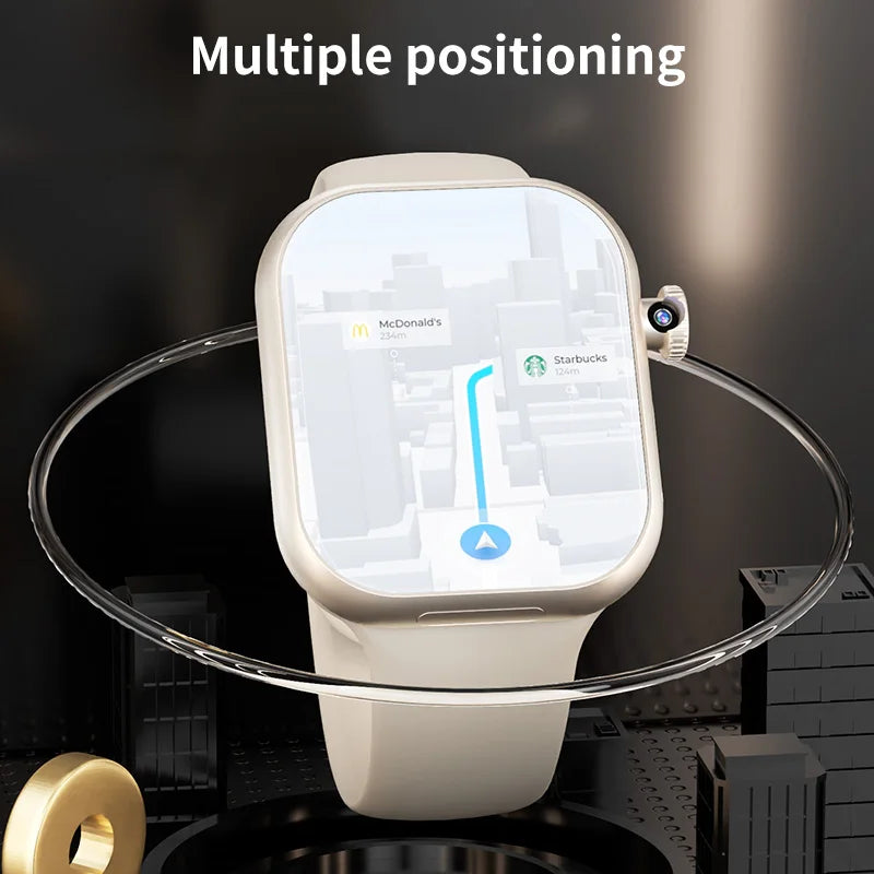 Golden Spike Amoled Smart Watch With Rotary Camera. - BLAKESTORE-NG