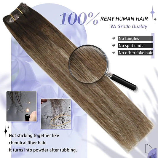 Moresoo Clip-in Hair Extensions.