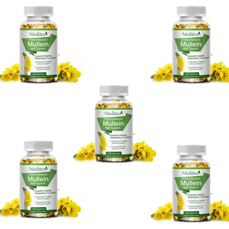 Mullein Lung Cleanser-Asthma Health-Herbal Supplement.