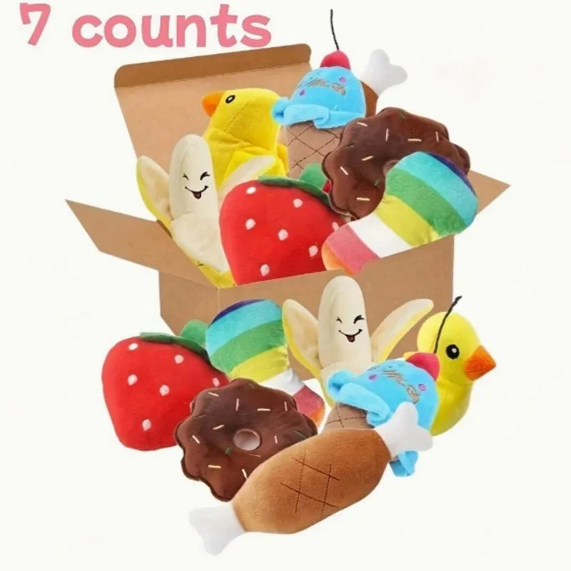 7-piece set of Puppy sound Toys.