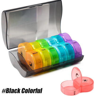 Large Weekly Pill Organizer - BLAKESTORE-NG