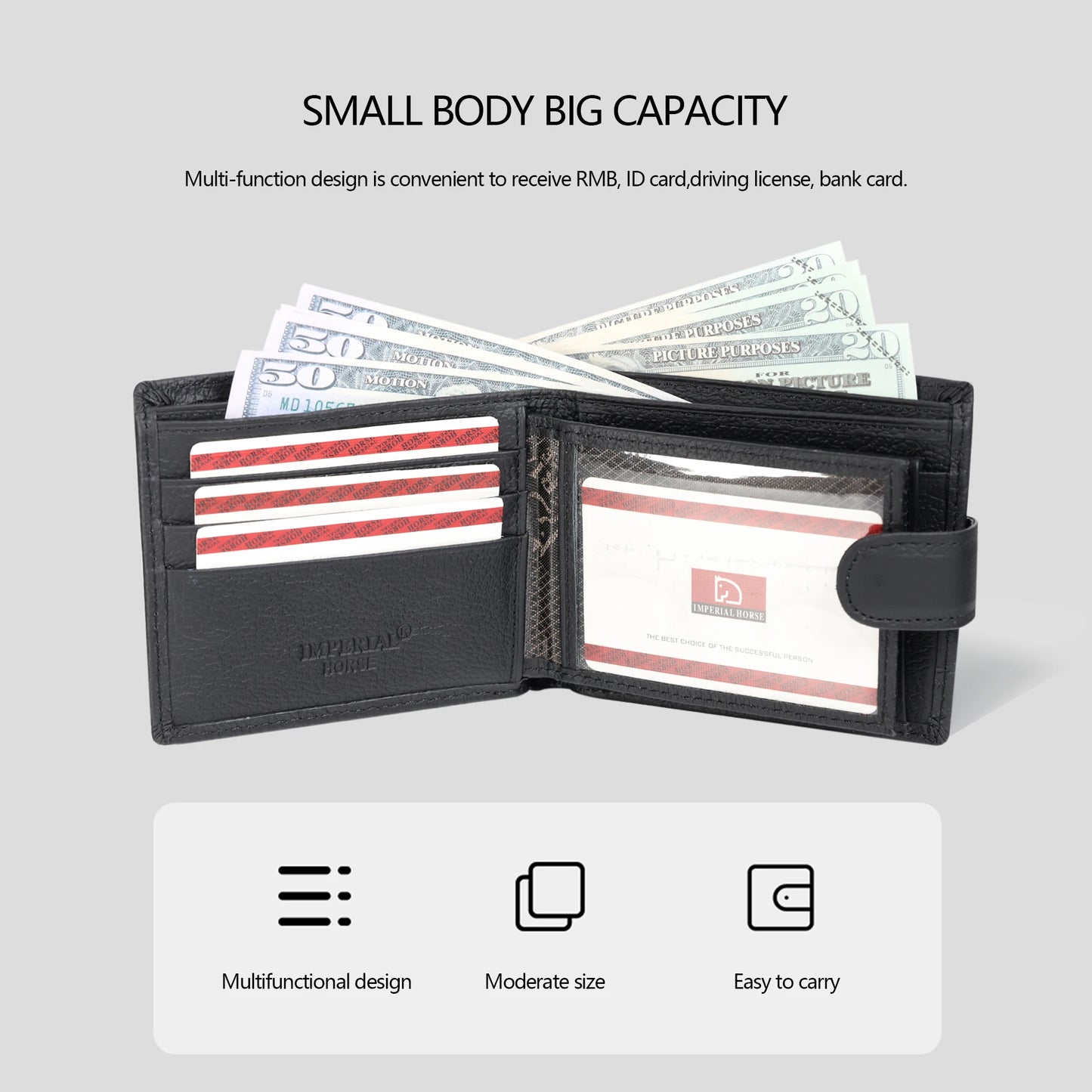 Men's Genuine Leather Wallet.