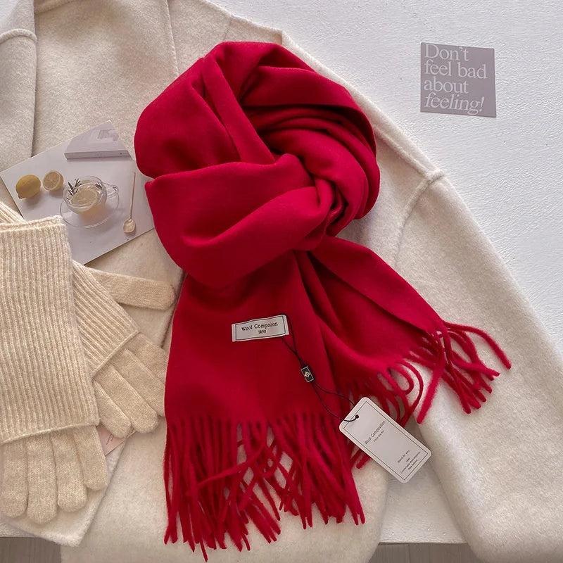 Winter Wool Scarf For Women