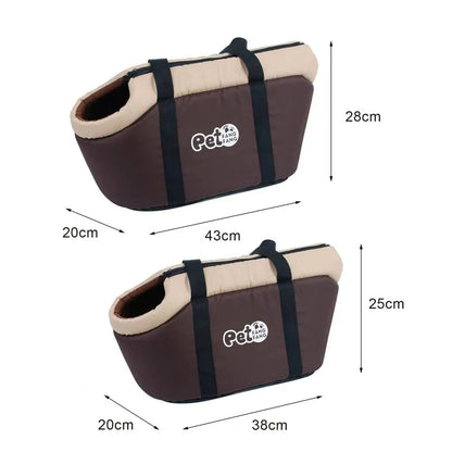 Soft sided Adjustable Pet Bag.