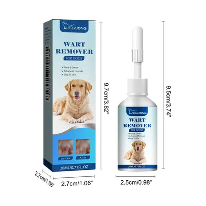 Pet Wart Remover for Dog Cleaning.