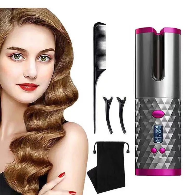 Portable Automatic Charging Hair Curler.