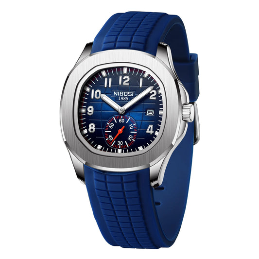 Men Silicone Quartz Watch.