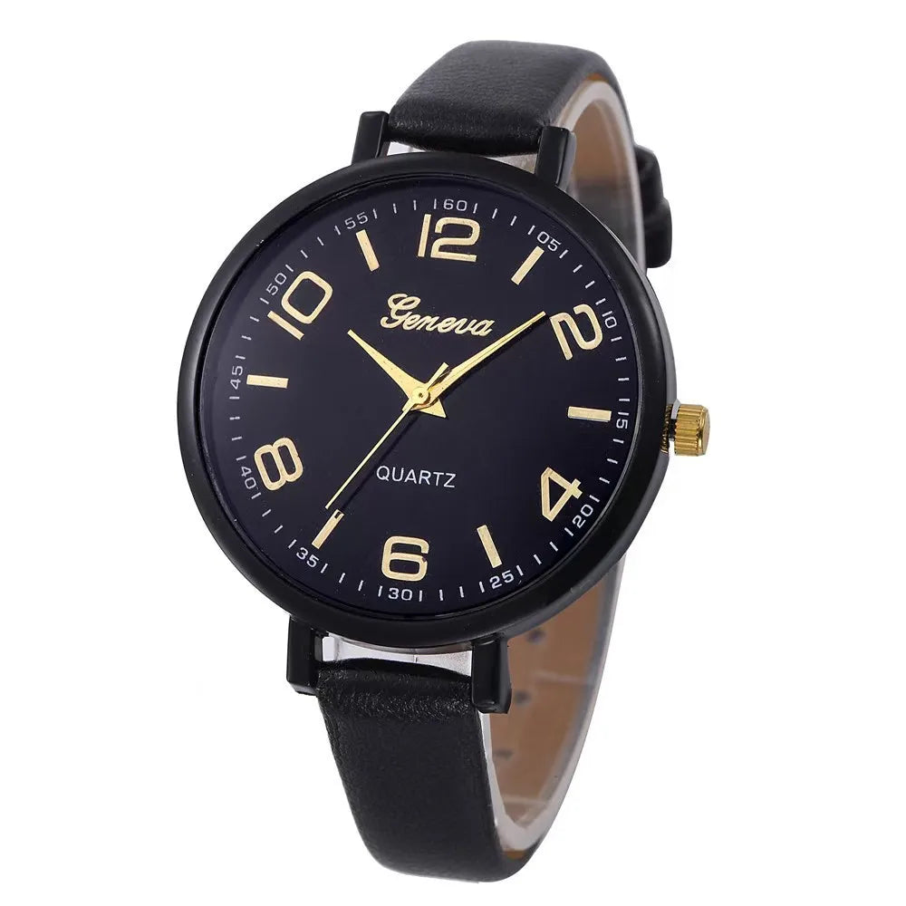 Luxury Women Quartz Watch with Silica Gel Strap. - BLAKESTORE-NG