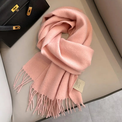 Winter Narrow Scarf- 100% Wool