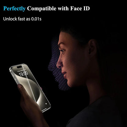 4Pcs Tempered Glass For iPhone 16 15 14 13 12 11 Pro Max