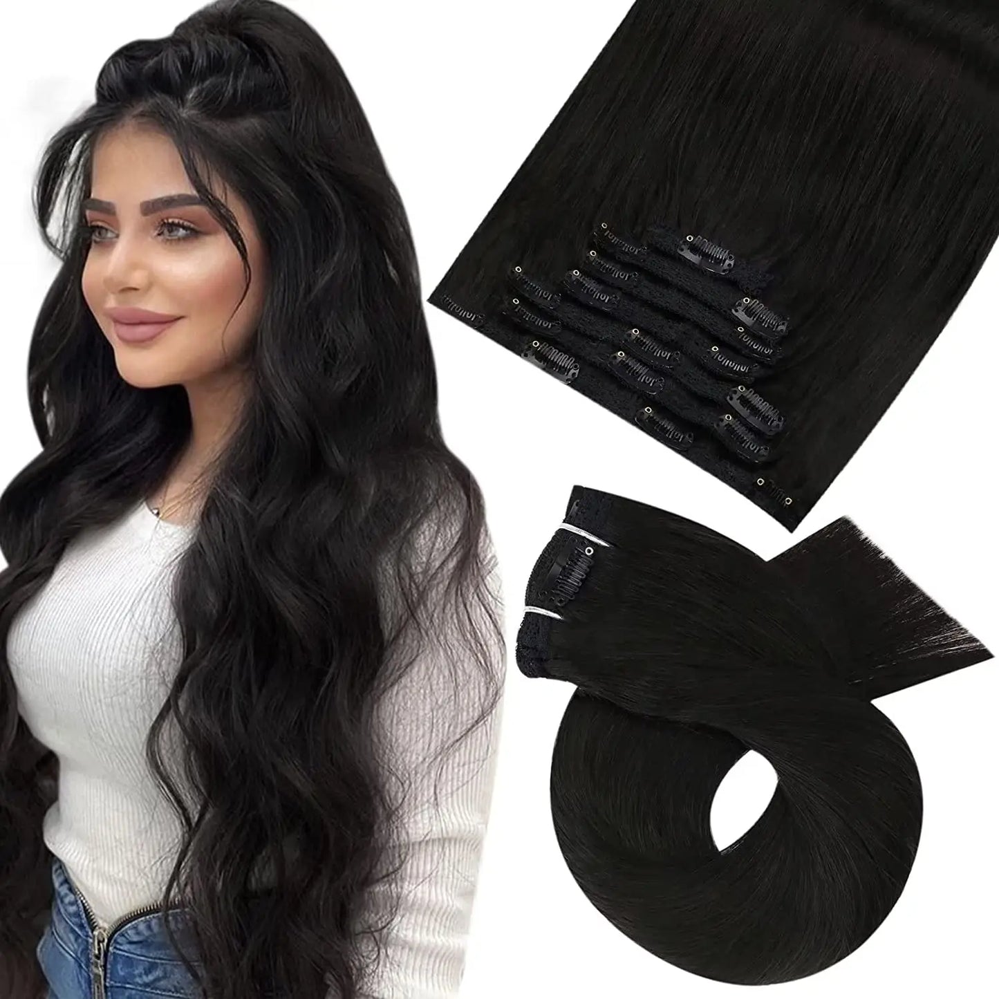 Moresoo Clip-in Hair Extensions.