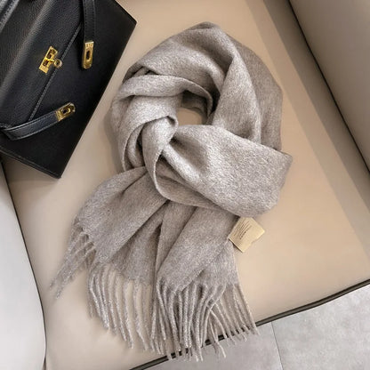 Winter Narrow Scarf- 100% Wool
