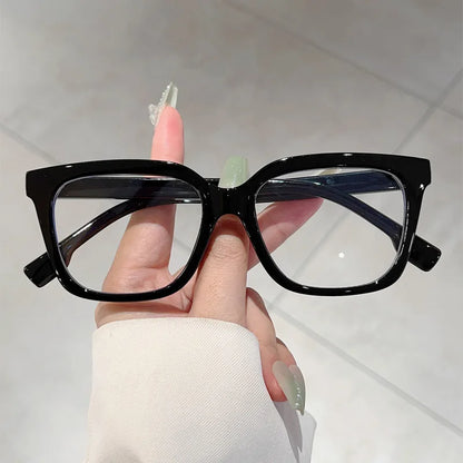 Unisex Business Square Frame Anti Blue Light Glasses