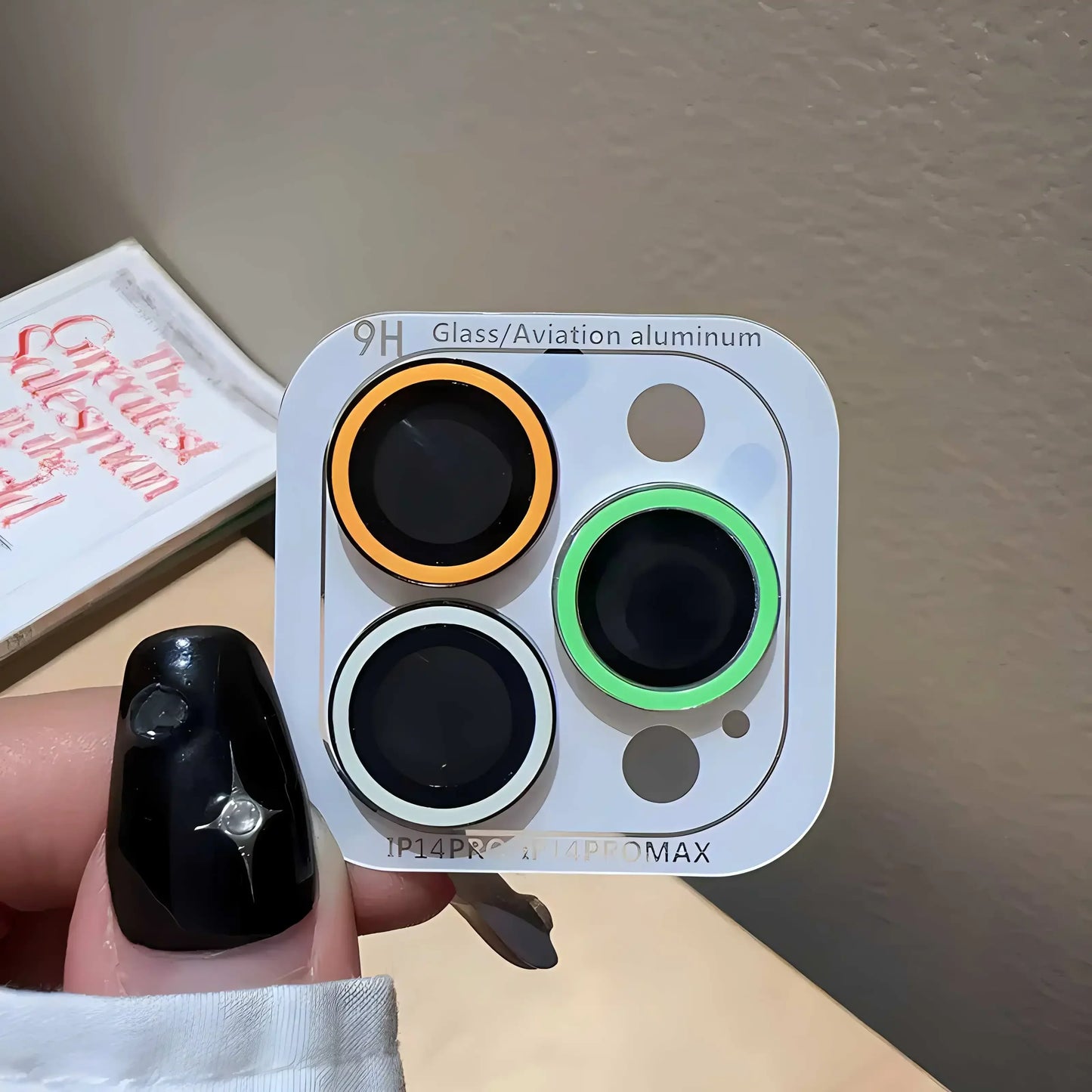 2-3Pcs Luminous Ceramic Camera Protector Film For IPhone.
