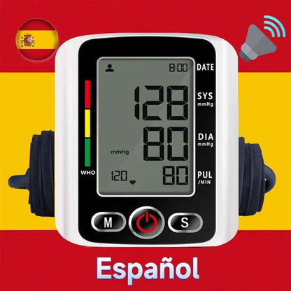 Blood Pressure Monitor with Russian  / Arabic / Spanish / Portuguese Voice. - BLAKESTORE-NG