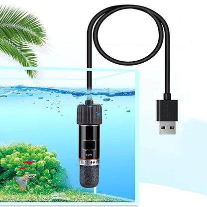 USB Mini Aquarium Heating Rod For small Fish Tank.