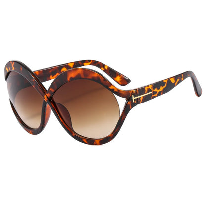 New Oversized Circular Frame Sunglasses for Women