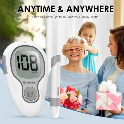 Blood Sugar Monitor. Glucose Meter G-425-3 Glucosemeter Kit