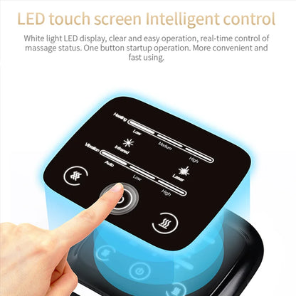 Knee Massager with LED Display. Heat and Kneading for Pain Relief. Rechargeable with Infrared Heated Vibration Tool. Arthritis Massagers - BLAKESTORE-NG